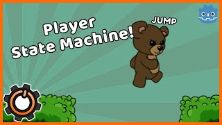 How to Make a Player State Machine in Godot 31 [upl. by Shing439]