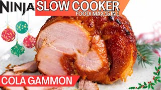 NINJA FOODI 15 in 1 CHRISTMAS🎄COCACOLA SLOW COOKER GAMMON Recipe with Honey amp Mustard Glaze [upl. by Ogilvie]