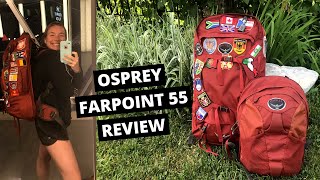 OSPREY FARPOINT 55 BACKPACK REVIEW [upl. by Malonis266]