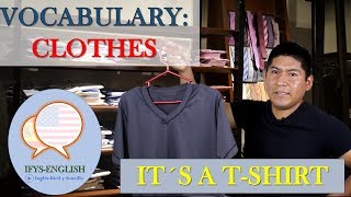 ROPA PARA HOMBRES Y MUJERES EN INGLES VOCABULARY CLOTHES  Explicado en Español [upl. by Varion]