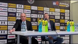 Partizan  Krka Konferencija za medije Željko Obradović [upl. by Kari]