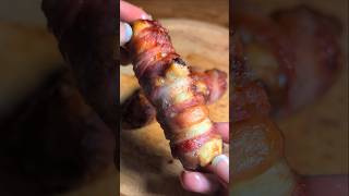 STUFFED PIGS IN BLANKETS 🎄 christmas recipe food [upl. by Brina]