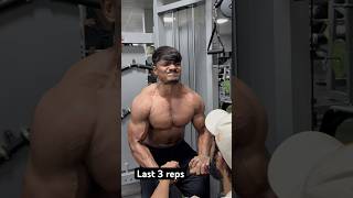 Last 3 reps youtube youtubeshorts gym [upl. by Kally]