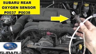 Subaru Oxygen Sensor Testing and Replacement P0037 P0038 [upl. by Lillith965]