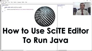 Std 12  Computer Practical  SciTE Editor  How to Use SciTE Editor to Run Java program [upl. by Trotta]