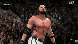 WWE 2K18  PC Gameplay 1080p60fps [upl. by Aroled993]