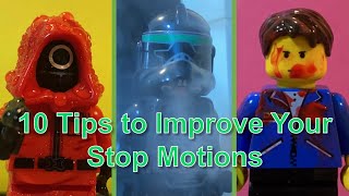 10 Tricks to Improve Your Stop Motions Lego Stop Motion Tutorial [upl. by Rehpotirhc571]