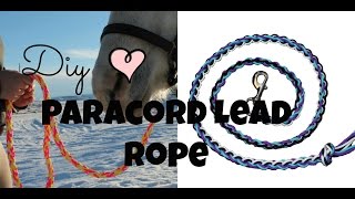 DIY Paracord Lead Rope [upl. by Oicaro]