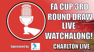 FA CUP 3RD ROUND DRAW  LIVE WATCHALONG [upl. by Legir]