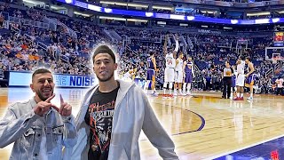 Devin Booker Got Me BACKSTAGE PASSES Crazy Front Row Seats [upl. by Arvind]