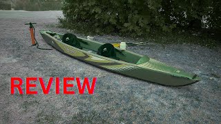 Aqua Marina Tomahawk AirK Kayak review [upl. by Braeunig]