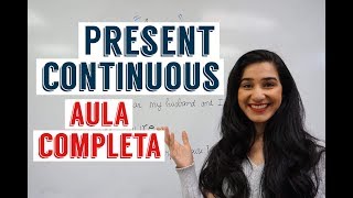 Aula de inglês  Present Continuous [upl. by Petronia]