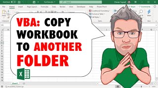 Excel VBA Copy Workbook to Another Folder [upl. by Anett]