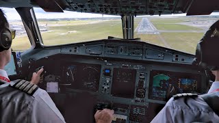 ATR72 COCKPIT DAT Landing in Copenhagen Airport [upl. by Eibber513]