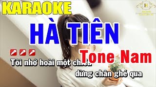 Karaoke Hà Tiên Tone Nam Nhạc Sống  Trọng Hiếu [upl. by Dareece]