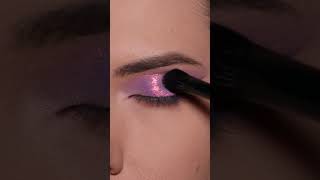 Purple Glam Eye Makeup Tutorial 💜 makeup [upl. by Neelhsa]