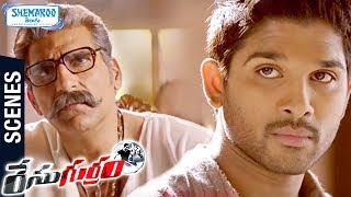 Race Gurram Movie Scenes  Allu Arjun entry as a police officer  Shruti Hassan [upl. by Dnilasor]