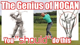 You quotCANquot swing like BEN HOGAN Golfs EASIEST SWING IMPROVER [upl. by Ahsenyl]