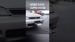 License Plate Flipper  Like James Bond  viral [upl. by Winters]