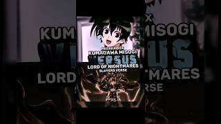 Kumagawa Misogi VS Lord of Nightmares  shorts animebattle [upl. by Suiravaj138]