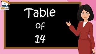 Table of 14  Rhythmic Table of fourteen  Learn Multiplication Table of 14 x 1  14  kidstartv [upl. by Higgins955]