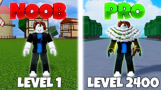 Starting Over As Noob And Becoming PRO In Blox Fruits Roblox [upl. by Aleahs397]