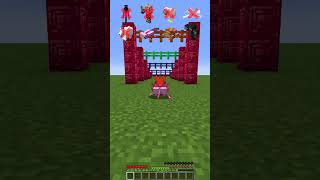 Color Fence vs Crawling Mobs meme minecraft shorts [upl. by Etnovahs]