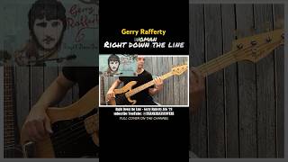 Right Down the Line – Gerry Rafferty  FRANKS BASS COVERS shorts [upl. by Llekim834]