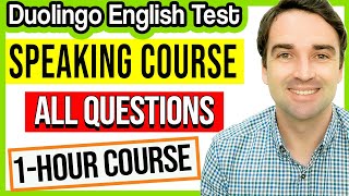 Duolingo English Test Speaking Course  1 hour of speaking lessons practice all the speaking tasks [upl. by Ennaecarg367]