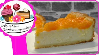 Mandarinen Käsekuchen schnell und einfach  frischer amp saftiger Quarkkuchen  Mandarinenkuchen [upl. by Inobe138]