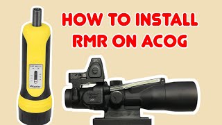 How to install Trijicon RMR on Trijicon ACOG 3x30 [upl. by Emanuele]