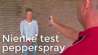 Nienke test pepperspray [upl. by Teodorico]