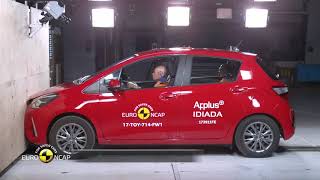 Euro NCAP Crash Test of Toyota Yaris [upl. by Eeliram]