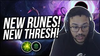 Aphromoo  NEW RUNES NEW THRESH  Preseason Support Gameplay [upl. by Anirbes807]