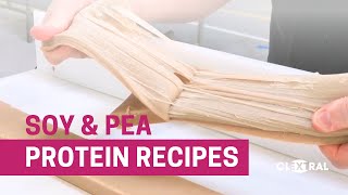 Plant Based Proteins Process with Soy amp Pea Protein Recipes [upl. by Ayram]