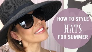 HOW TO STYLE A HAT FOR THE SUMMER [upl. by Bernarr]