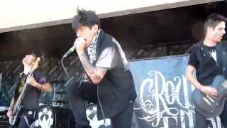 Crown the Empire  Memories of A Broken Heart  Live 8313 Vans Warped Tour [upl. by Brose]