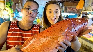 FILIPINO SEAFOOD We Love The Philippines PALAWAN FISH  DAVAO DURIAN in Manila PINOY STREET FOOD [upl. by Filia94]