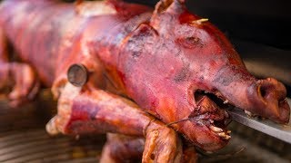 Suckling Pig Roast  How to make Lechon [upl. by Nybbor866]