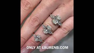 ThreeStone Oval Engagement Ring Comparison 15 25 and 35 sizes [upl. by Culosio]