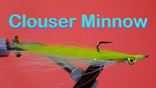 Beginners Fly Tying Series  Easy Bass Series the Clouser Minnow [upl. by Ahtilat]