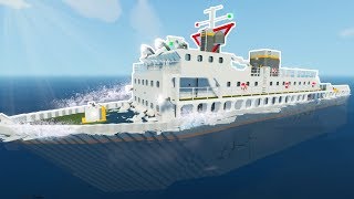 SINKING COAST GUARD SHIP  Stormworks Multiplayer Gameplay  Sinking Ship Survival Game [upl. by Niawtna]