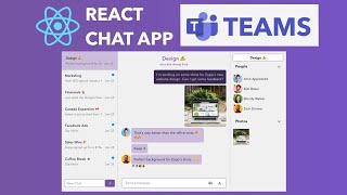 Chat Application using React JS  Build and Deploy a Chat App in 1 Hour Microsoft Teams [upl. by Raine]