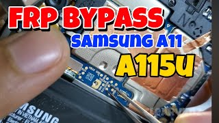 Samsung A11 FRP bypass  SMA115U frp bypass using Chimera Tool Test point [upl. by Anhsirk]