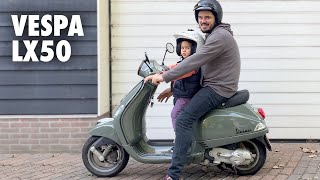 Vespa LX50 Walk around and Ride [upl. by Htrap820]