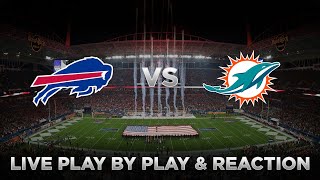 Bills vs Dolphins Live Play by Play amp Reaction [upl. by Ailssa]