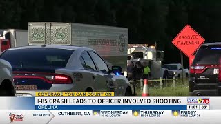 1 dead in Opelika officerinvolved shooting on I85 [upl. by Nailimixam]