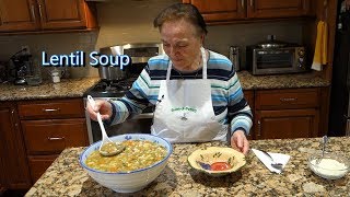 Italian Grandma Makes Lentil Soup [upl. by Blane879]