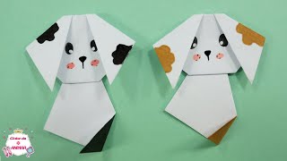 ORIGAMI  Cachorro de papel  Paper dog  Perro de papel [upl. by Jadwiga864]