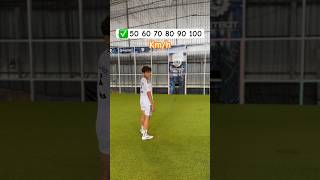 Speed Stop Challenge Bellingham Fan Halts Balls from 40 to 100 kmh ⚽🚀🛑firsttouch bellingham [upl. by Eicart]